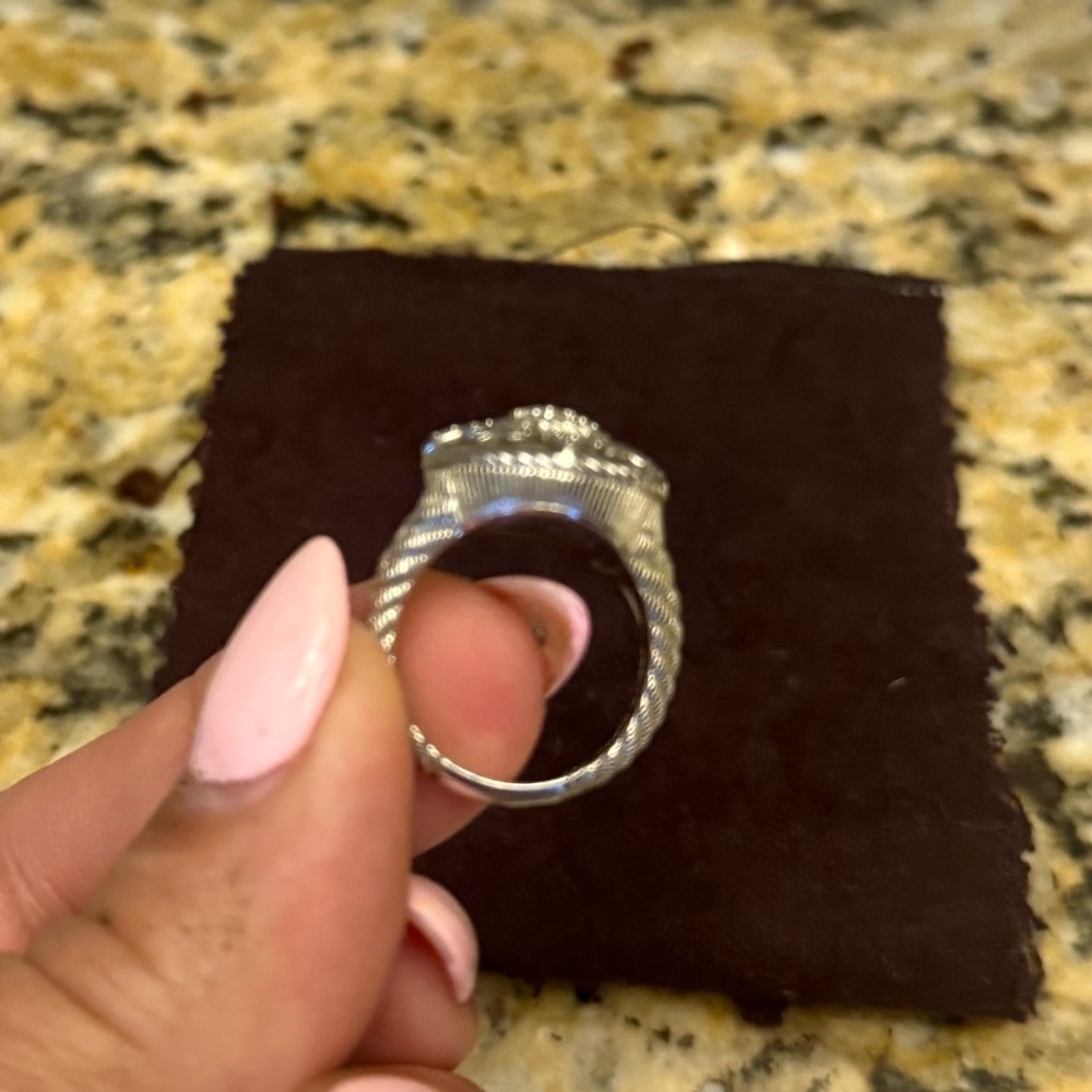 Judith Ripka .925 cz ring size 6